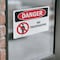 Signmission No Trespassing Danger Sign, Vinyl Decal, 10in W x 7in L, 2PK OS-2PACK-DS-D-710-L-1493 - alternate 4